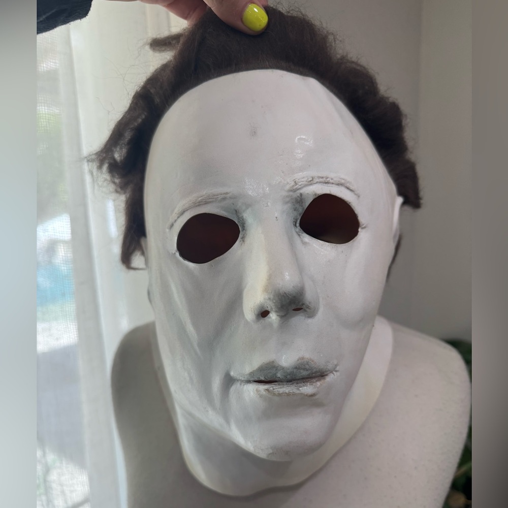 Michael Myers Halloween Mask White Horror Slasher Costume Adult OS
